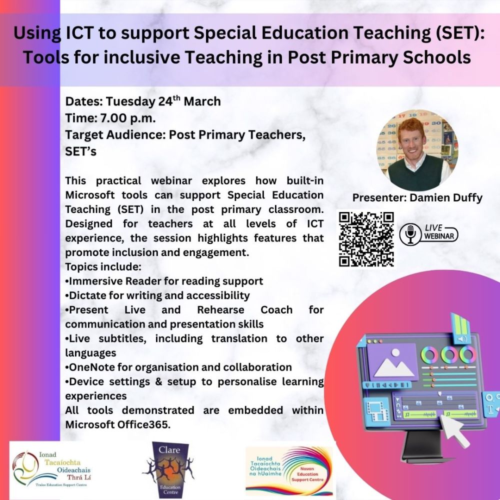 SP26-38 Using ICT to support Special Education Teaching (SET): Tools for inclusive Teaching in Post Primary Schools 